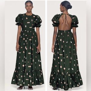 NEW | AGUA BY AGUA BENDITA AMAPOLA CARACOLA MAXI DRESS $910 Sz: XL